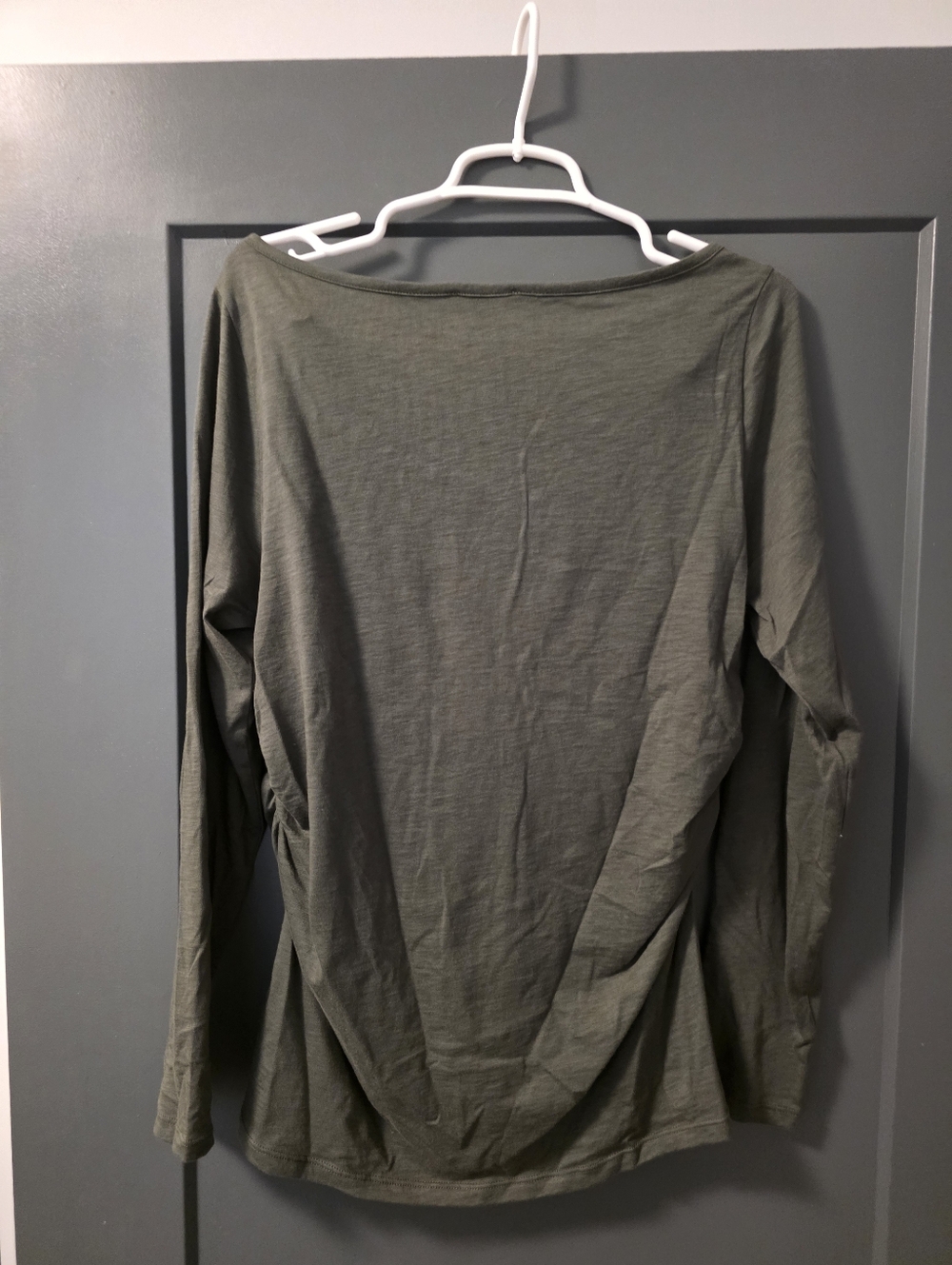 MadewellOlive Green Long Sleeve Tee